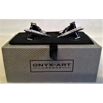 ONYX-ART CUFFLINK SET - EUROFIGHTER TYPHOON